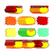 সুপারমার্কেট বিজ্ঞাপনের শেল্ফ ডিসপ্লে ওয়াব্লার স্টিকার PET/PP/PVC/POP